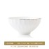 Dish and household free combination European style simple and luxurious ceramic ware with gold border ceramic tableware bowl and plate