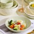 Cream style household high aesthetic light luxury ceramic tableware bowls, plates, noodles, soup bowls, fish plates, free combination gifts