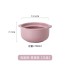 Cream style dual-purpose instant noodle bowl, multifunctional soup bowl, creative Japanese style covered household ceramic bowl set, high aesthetic value