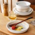 Bowl and dish set for home use, high-end tableware set for one person, bowl and dish set for home use, 2024 new plate, vegetable and dish set, fashionable