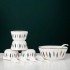 Japanese style and minimalist ceramic tableware set for home use, including bowls, plates, noodles, soup bowls, fish dishes, and free combination gifts