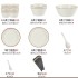 2024 new bowl and plate household set tableware set housewarming new home tableware bowl and plate set Nordic style tableware