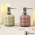Simple ceramic hand sanitizer bottled toilet shampoo shower gel lotion press bottle hotel household bottle