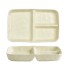 Ceramic Japanese style grid plate breakfast plate, one person eating creative children's home confinement fat reduction rectangular partition rice plate Ceramic Japanese style grid plate breakfast plate, one person eating creative children's home confinement fat reduction rectangular partition rice plate