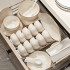 High end tableware set for household use 2024 new ceramic dishes with high aesthetic value for housewarming