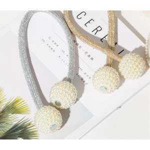 Pearl curtain straps, curtain buckles, magnetic curtain straps, curtain ropes, curtain accessories, hanging balls