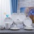 Jingdezhen tableware 28 head bone china tableware set, bowl and plate set, gift porcelain tableware customized wholesale Jingdezhen tableware 28 head bone china tableware set, bowl and plate set, gift porcelain tableware customized wholesale