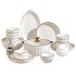 Embossed Ins solid color tableware underglaze color rice bowl and dish set for home use, including bowls, chopsticks, dishes, and high-end dishes
