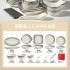 High end feeling bowl and dish set for home use 2024 new simple bowl and dish for housewarming, ceramic underglaze color tableware and dishes