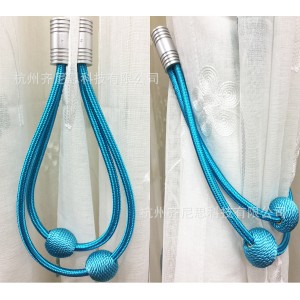 Manufacturer direct sales curtain magnetic buckle strap hanging ball magnetic curtain buckle magnetic buckle binding ball cross-border