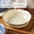Pickled Chinese cabbage Fish Large Soup Bowl Anti slip and Anti scald Ceramic Boiled Fish Plus Pot Double Ear Household Tableware