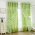 Cross border Shopee AliExpress Printed Window Screen Rural Style Mirror Garden Living Room Bedroom Double layer Curtain Screen
