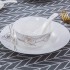 Jingdezhen tableware 28 head bone china tableware set, bowl and plate set, gift porcelain tableware customized wholesale Jingdezhen tableware 28 head bone china tableware set, bowl and plate set, gift porcelain tableware customized wholesale