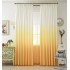 Amazon cross-border hot selling gradient fabric curtains, window screens, semi blackout printed curtains, factory direct sales