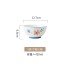 Household Japanese style rice bowl, small and fresh ceramic tableware, seasonal bowl and plate set, double ear soup bowl and plate, bowl and plate combination glaze