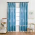 New foreign trade printed curtains, semi blackout curtains, simple Nordic style square bottom, happiness tree, cross-border exclusive