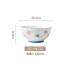 Household Japanese style rice bowl, small and fresh ceramic tableware, seasonal bowl and plate set, double ear soup bowl and plate, bowl and plate combination glaze