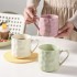 Household mug set with high aesthetic value and high-end feel, ceramic cups, light luxury household water cups, tea sets, living room Household mug set with high aesthetic value and high-end feel, ceramic cups, light luxury household water cups, tea sets, living room