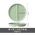 Divided dining plates, household breakfast utensils for one person, personalized ceramic simple ceramic plates, three grid divided plates wholesale Divided dining plates, household breakfast utensils for one person, personalized ceramic simple ceramic plates, three grid divided plates wholesale