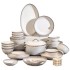 Ins style gradient gray rice bowl high-end ceramic dish set, household thick plate combination, complete set wholesale Ins style gradient gray rice bowl high-end ceramic dish set, household thick plate combination, complete set wholesale