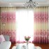 Cross border pastoral printed curtains, blackout fabric, luxury leaf finished curtains, foreign trade, AliExpress, Amazon