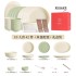 Cream Wind Internet Celebrity Bowl and Dish Set for Home Use 2024 New Tableware Bowl and Dish Set with High Beauty and Fresh Appearance