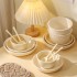 Milk whirring tableware, ceramic bowls, instant noodles bowls, creative bowl and dish sets, household one person eating tableware, household set wholesale