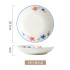 Household Japanese style rice bowl, small and fresh ceramic tableware, seasonal bowl and plate set, double ear soup bowl and plate, bowl and plate combination glaze