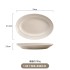 Home high-end 2024 new bowl and plate ceramic brushed milky white ceramic tableware set with Nordic minimalist style