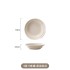 Home high-end 2024 new bowl and plate ceramic brushed milky white ceramic tableware set with Nordic minimalist style