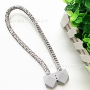 New Multi sided Ball Macaron Curtain Magnetic Buckle Binding Tape Magnetic Curtain Buckle Binding Ball Cross border