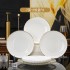 Ceramic Home European Luxury Gold Plated Bone Porcelain Tableware Bowl Plate Plate Noodle Bowl Fish Plate Business Gift Set