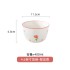 Cute Rice Bowl Round Ins Style High Beauty Bowl and Dish Household Utensils Set Tulip Underglaze Ceramic Bowl Cute Rice Bowl Round Ins Style High Beauty Bowl and Dish Household Utensils Set Tulip Underglaze Ceramic Bowl