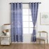 New printed curtains for foreign trade, semi blackout curtains, simple Nordic style, internet famous, deer cross-border exclusive