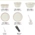 2024 new bowl and plate household set tableware set housewarming new home tableware bowl and plate set Nordic style tableware