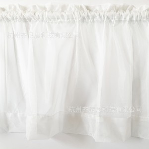 New white curtains for foreign trade, coffee curtains, window curtains, cross-border Amazon AliExpress