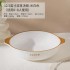 Household pickled Chinese cabbage fish large soup bowl, anti-skid and anti scalding ceramic, special large bowl for boiled fish, double ear household tableware
