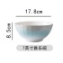Ceramic underglaze color bowls, dishes, dishes, household fashion, luxury, national style tableware, Noodles in soup, bowls, free combination, wholesale