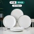 A set of ceramic dining bowls, noodles, bowls, and plates for household use, combined with tableware, dishes, and plates