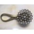Export European style rhinestone spring magnetic curtain buckle, window screen binding ball, Amazon AliExpress factory direct sales