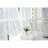 Lace window screen, warp knitted jacquard curtain, American countryside style, cross-border exclusive