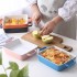 Ceramic baking tray, cheese baked rice baking tray, oven baking bowl, creative internet famous plate, vegetable plate, household baked rice bowl