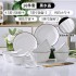 Household dining bowl and dish ceramic tableware set Nordic minimalist black crystal bowl and dish spoon chopsticks ceramic bowl and dish set Household dining bowl and dish ceramic tableware set Nordic minimalist black crystal bowl and dish spoon chopsticks ceramic bowl and dish set
