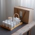 Jingdezhen Ceramic Tea Set Home Set Kung Fu Modern Minimalist Teapot Tea Cup 6-piece Set Comes with Bamboo Tray Jingdezhen Ceramic Tea Set Home Set Kung Fu Modern Minimalist Teapot Tea Cup 6-piece Set Comes with Bamboo Tray
