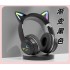 Gradual headset Bluetooth Cat's ears (Steamed cat-ear shaped bread) wireless competition game cute pink high beauty headset factory direct sales