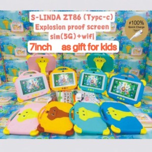 SLINDA ZT86 7inch  Kids Tablet 2SIM+WiFi(5G) As gift for kid