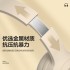 2024 new headphones with Bluetooth wireless Type-C cross-border design, heavy bass and ultra long battery life, factory direct sales