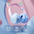 New Cat Ear Earphones with Luminous Bluetooth Earphones Cross border Explosive Cute Series Ultra Long Battery Life Manufacturer Direct Sales Wireless Earphones