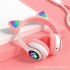 Cat Ear Luminous Bluetooth Earbuds Head mounted STN-28 Wireless Earbuds New Cross border Explosive Manufacturer Direct Sales Heavy Bass