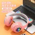 B39M Cat Ear Luminous Earphones Wireless Headwear Bluetooth Long Range Manufacturer Direct Sales Cross border New Cute Earphones
